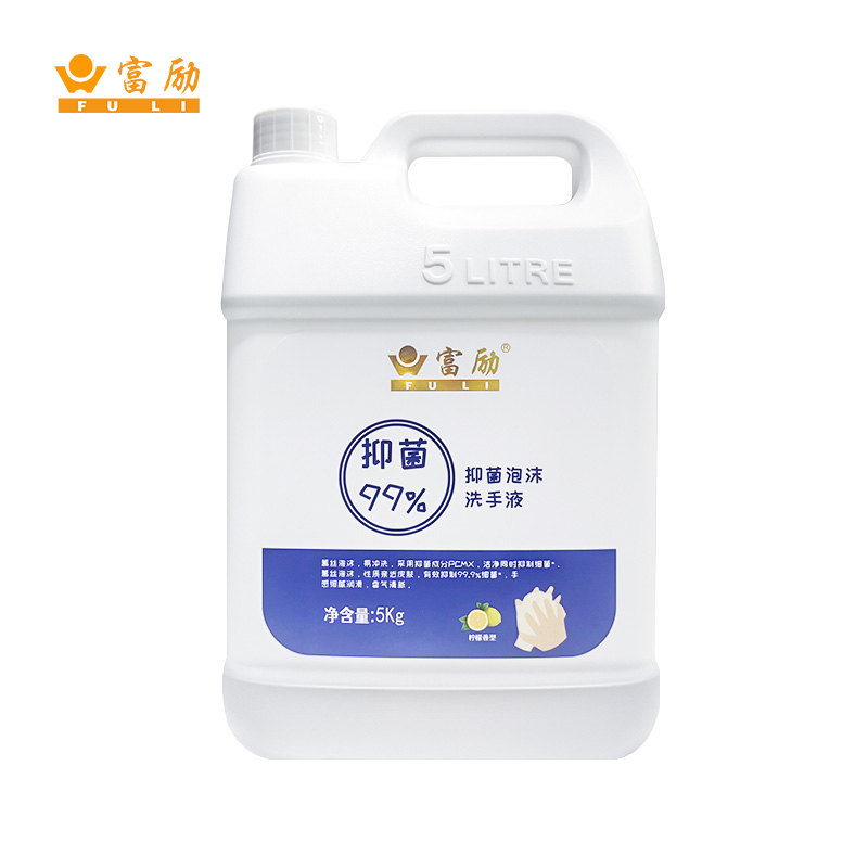 富励抑菌泡沫洗手液5KG  本白色  