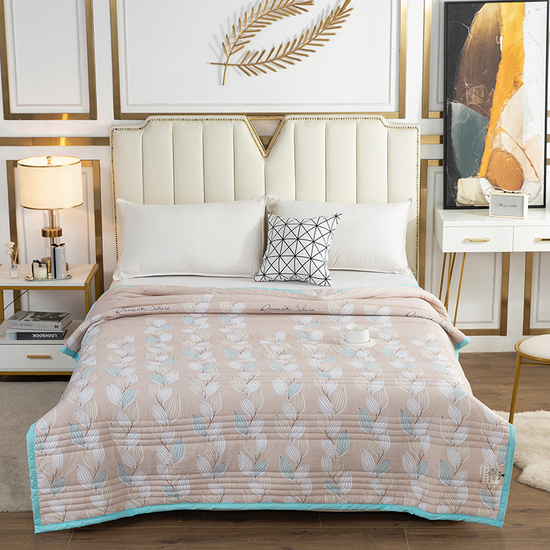 啄木鸟PLOVER家纺科朴花园新180*200+ZMN-KPH-02  奶茶杏  花色