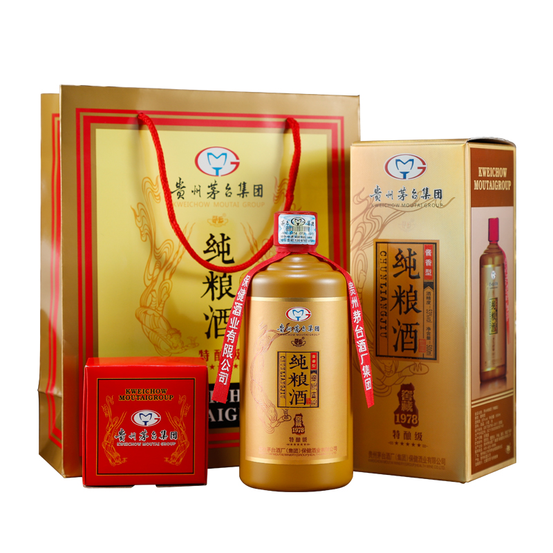 贵州茅台集团 茅乡酒 53度柔和酱香型白酒500ml *1瓶整箱装纯粮酒1978  500ml *1瓶整箱装  