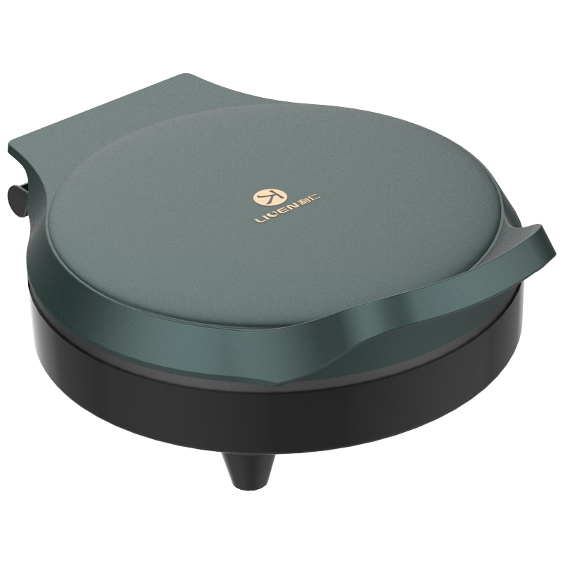 利仁（Liven）电饼铛 家用双面加热煎烤机加深烤盘电饼铛LR-J2301C（台） 军绿色
