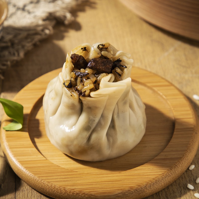 一条狗烧卖早餐宵夜多口味组合装量贩装540g/袋三丁蛋黄烧麦540g/袋*2袋+梅干菜烧麦540g/袋*2  拿铁色  