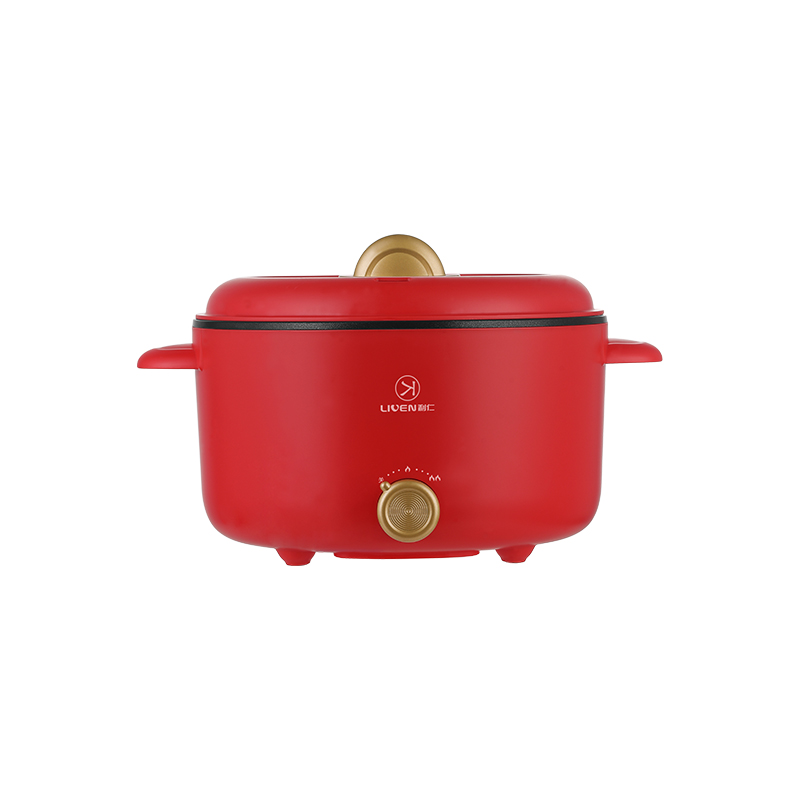 利仁（Liven）电煮锅 学生寝室一体泡面小电火锅 多功能锅LPHG-339 3L（台） 红色
