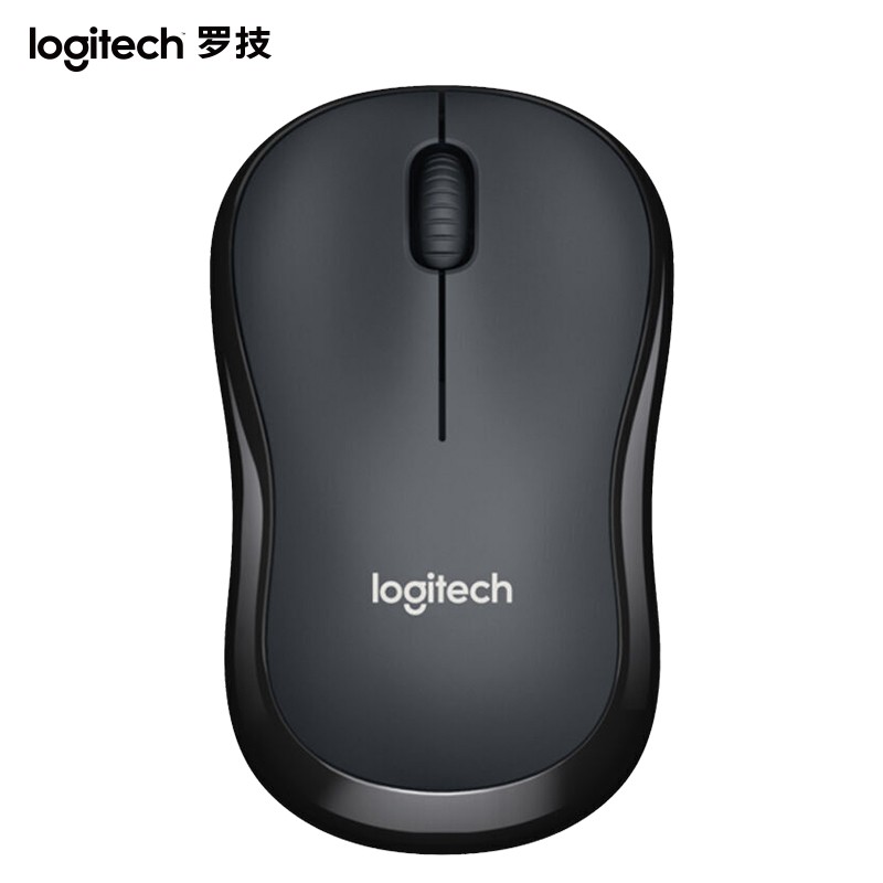 罗技（Logitech）鼠标 M220静音无线鼠标笔记本家用办公省电鼠标造型升级版 灰色 深空灰