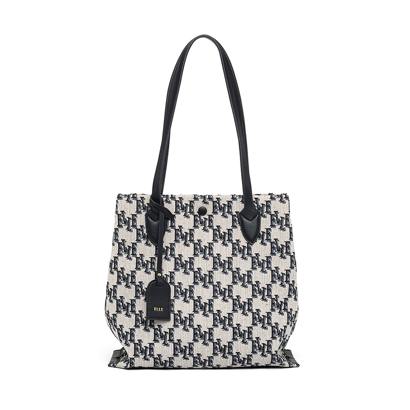 ELLE 大容量单肩包托特包 拼色E21F1422061  混色  
