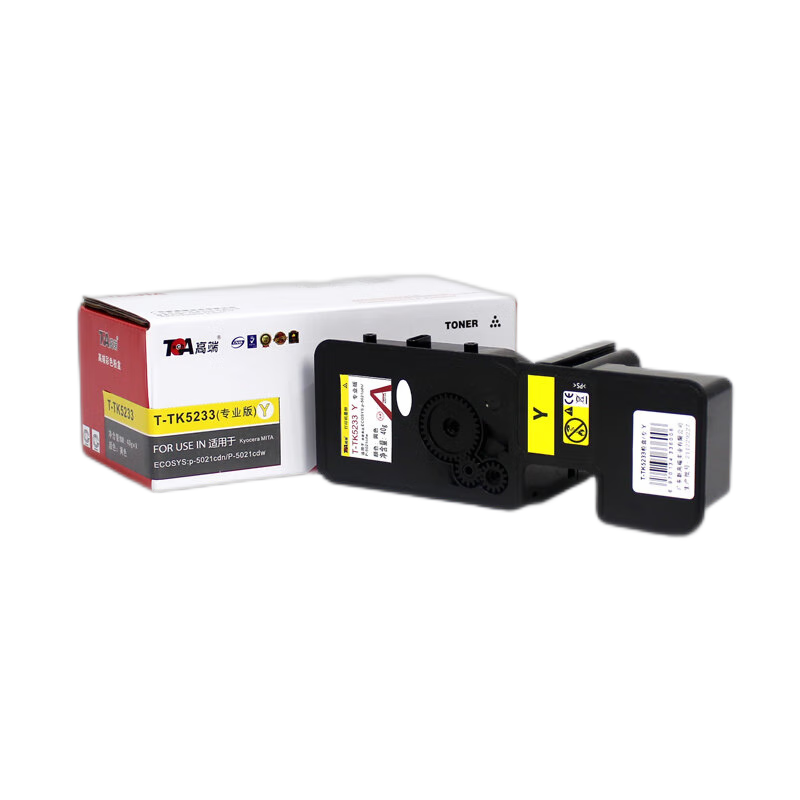 高端TECH-A T-TK5233Y粉盒专业版黄色适用Kyocera ECOSYS:p-5021cdn/P-5021cdw  黄色  