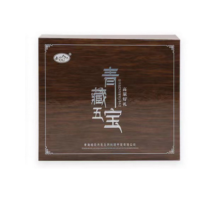 藏天骄青藏高原  青藏五宝  礼盒（蕨麻、当归、甜百合、红枸杞、藏红花）新疆、内蒙古、西藏不发货 深灰色