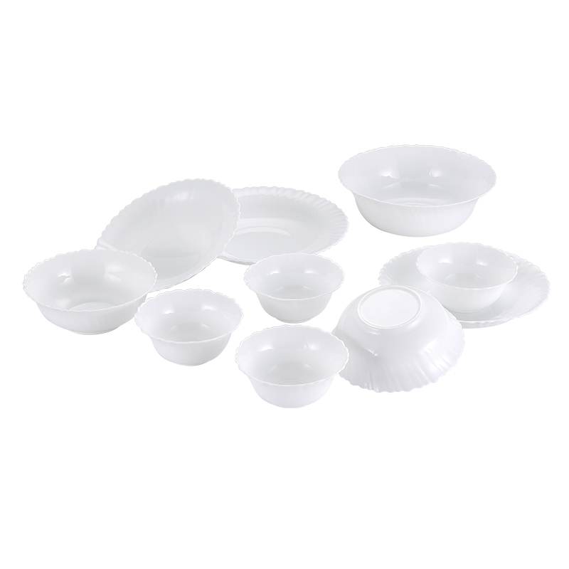 康宁餐具（Corelle Brands）皓玉系列10件套 CB-HY10ZC（单位：套） 白色