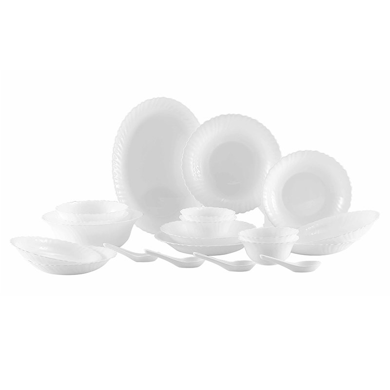 康宁餐具（Corelle Brands）皓玉系列20件套 CB-HY20ZC（单位：套） 白色