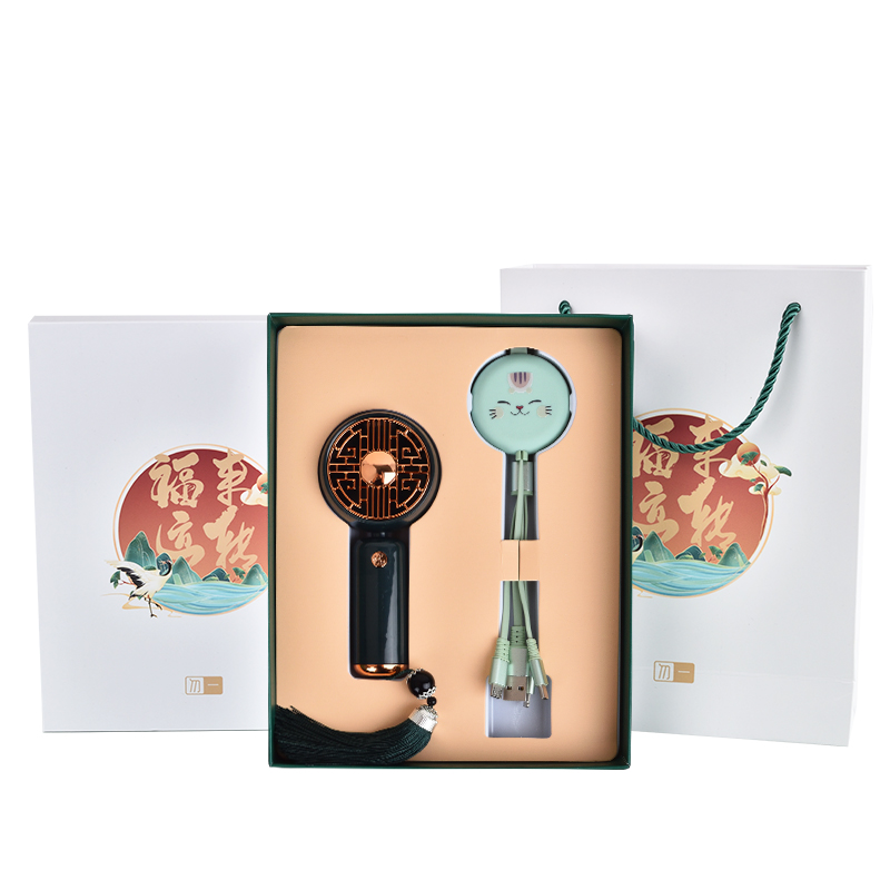 勿一 风扇+多功能数据线(单位：套）  绿茶  