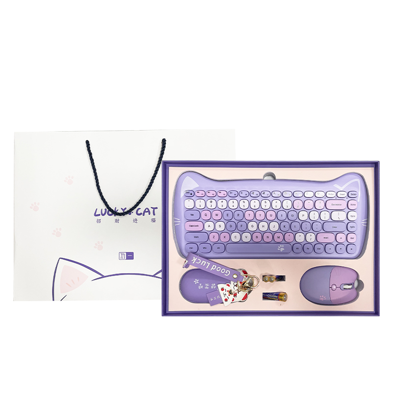 勿一潮玩充电宝+萌喵无线光电键盘 +萌喵无线鼠标套装（单位：套） 液太天河