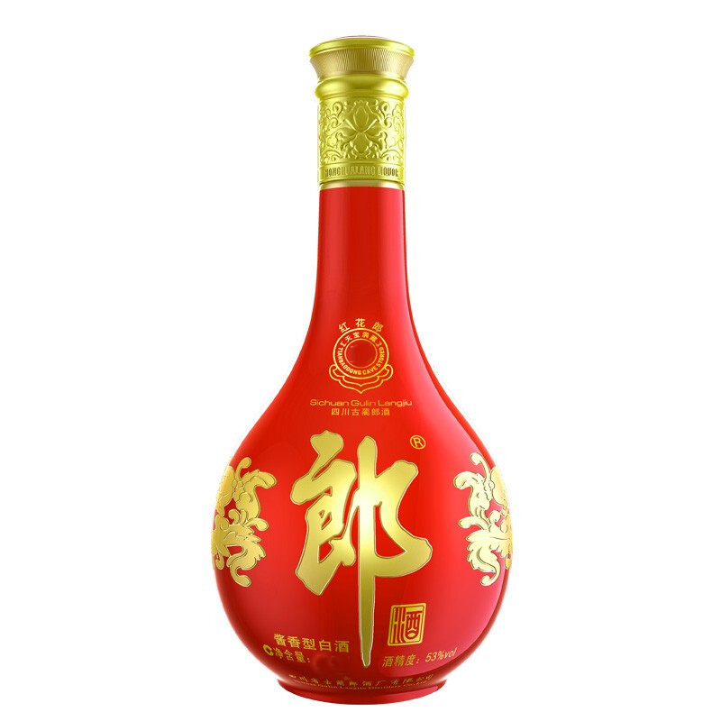 郎酒红花郎10年53度酱香型白酒750ml/瓶  单瓶  