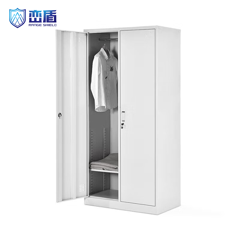 峦盾 LD-GD-02 铁皮衣柜  浅灰色  