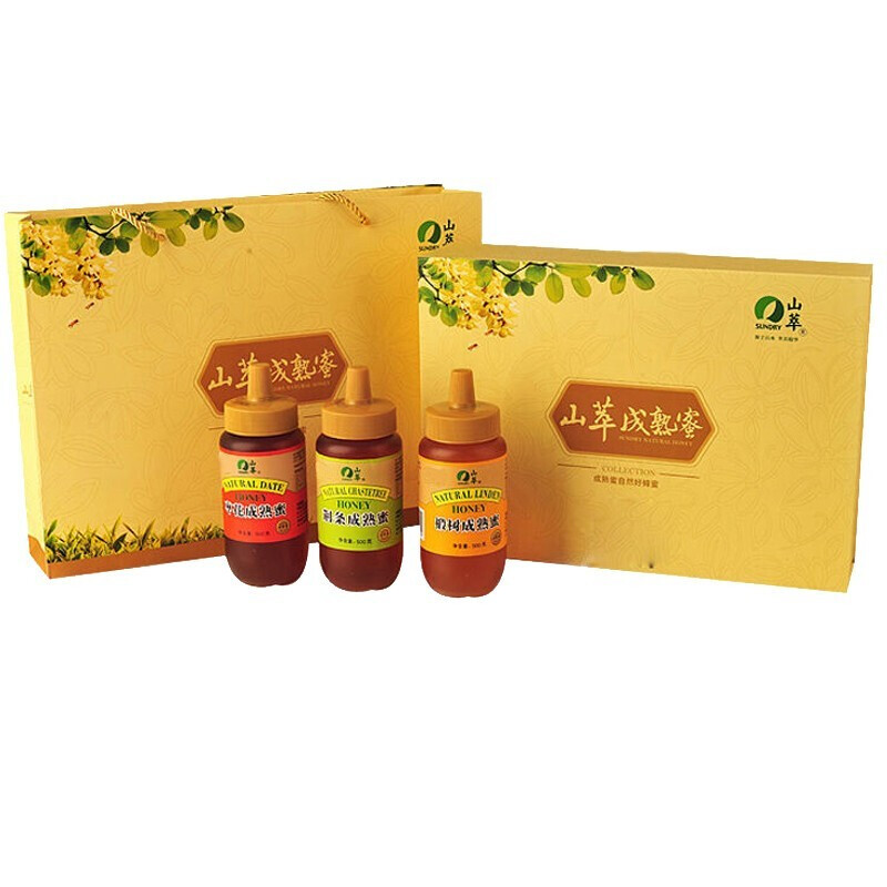 中粮山萃成熟蜜礼盒1500g（单位：盒）  图片色  