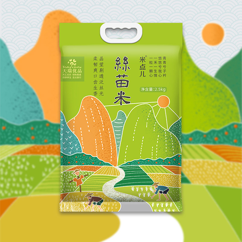 天瑞优品（TIANRUY&YOUPIN）丝苗米 2.5KG TR-006（单位：包）  白色  