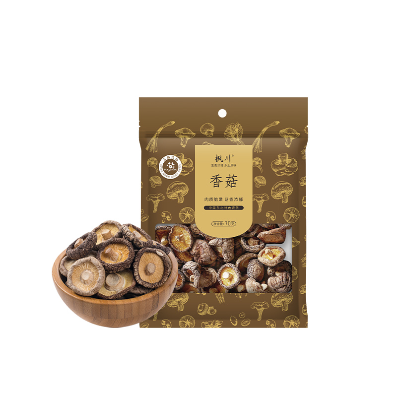 枫川 香菇70克 TR-022 （单位：袋） 白色
