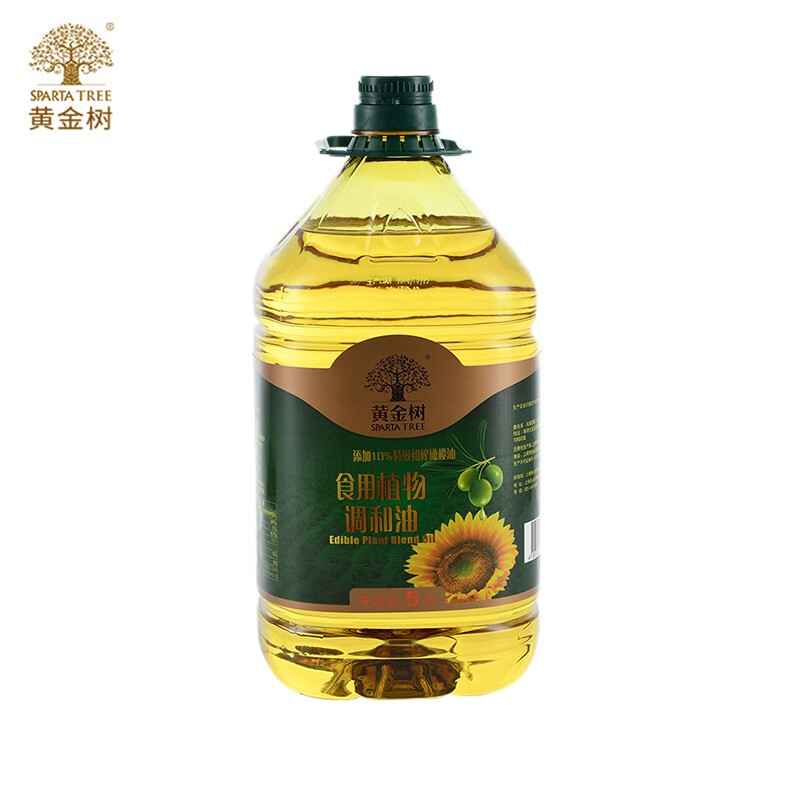 黄金树食用植物调和油5L桶装  随机  