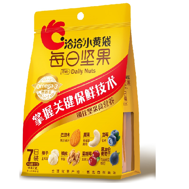 洽洽每日坚果23g*7袋（单位：袋） 黄色