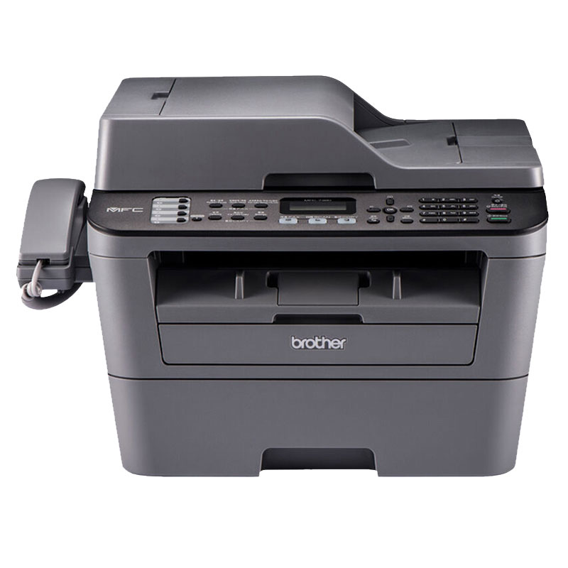 兄弟（brother） 黑白激光多功能一体机(打印、复印、扫描、传真)MFC-7380  黑色  