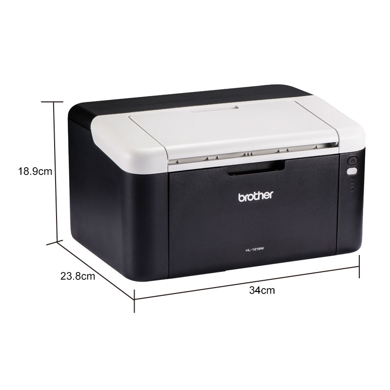 兄弟（brother）黑白激光打印机（无线网络）HL-1218W  黑色  