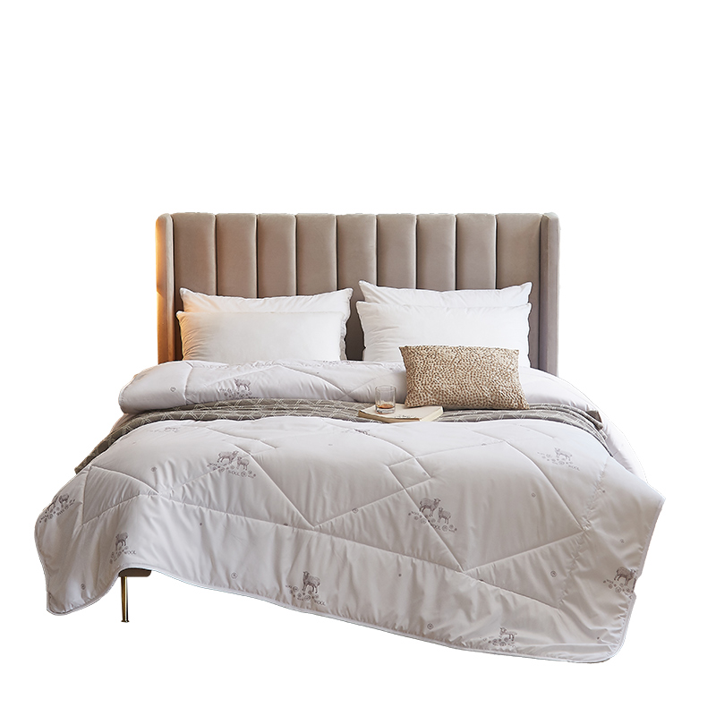 恒源祥雅馨羊毛混合被HYX097BZ200*230cm（单位：床）白色  白色  