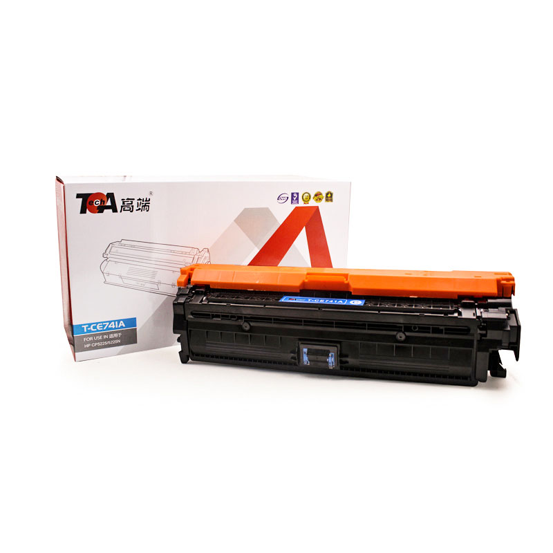 高端（TECH-A）T-CE741A蓝色硒鼓适用HP CP5220/5225(307A) CANON LBP9100/9500C/9600C(CRG322)  蓝色  