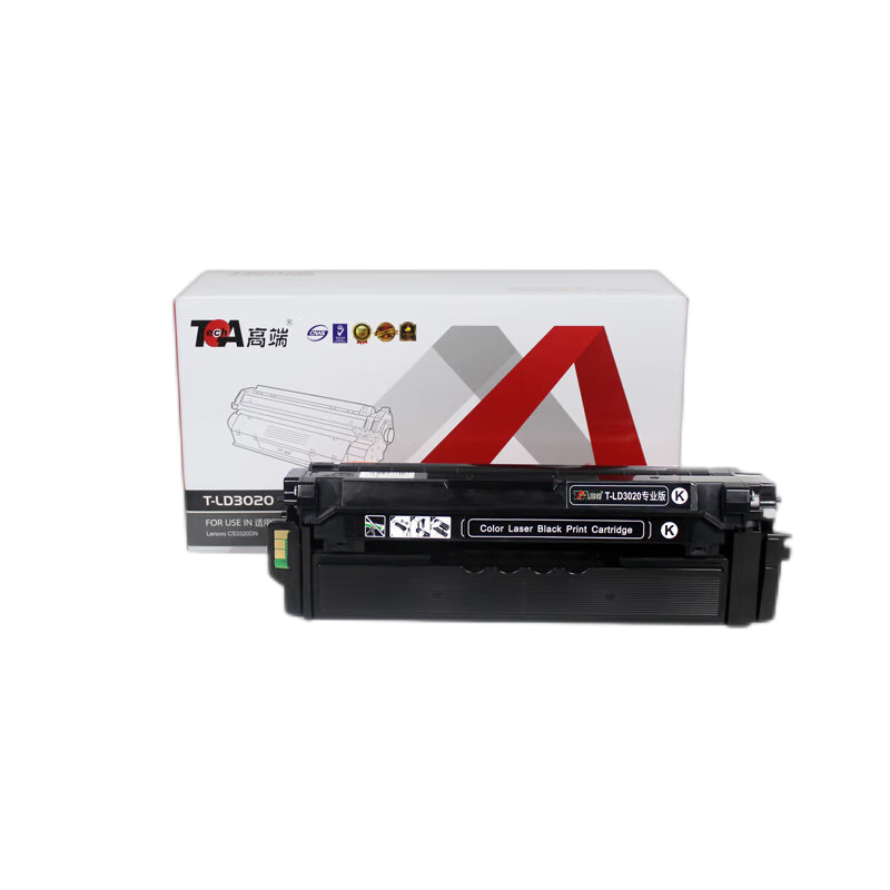高端TECH-A T-LD3020彩色硒鼓 适用联想Lenovo CS3320DN彩色打印机碳粉盒 3020墨粉盒  黑色  