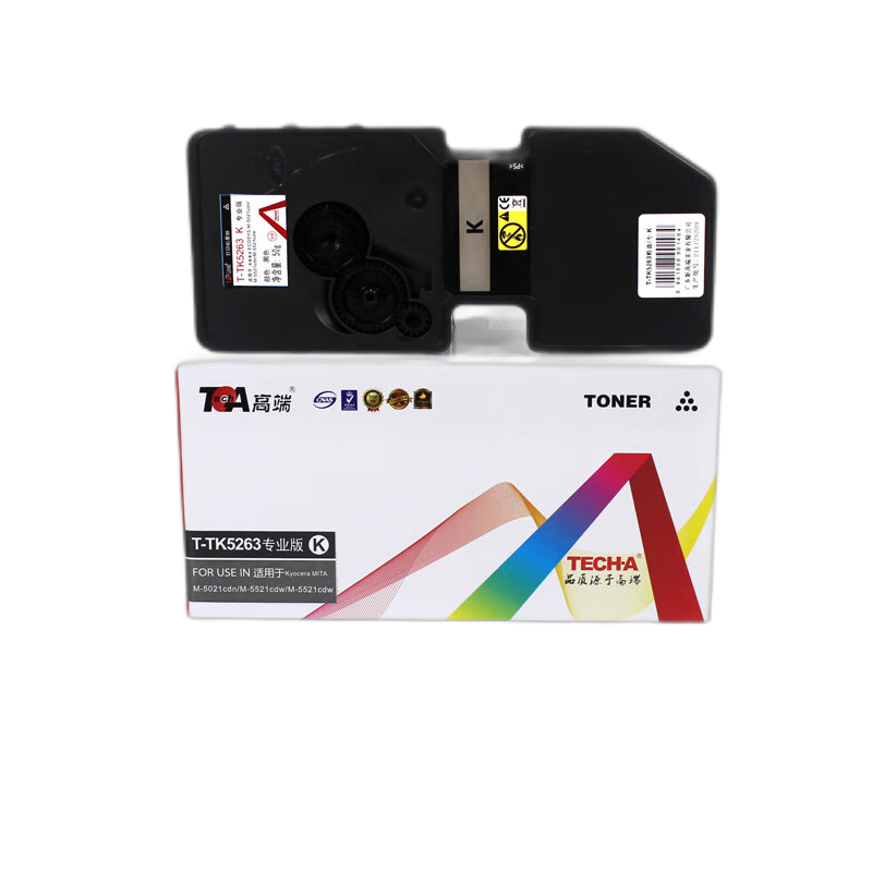 高端TECH-A T-TK5263粉盒 彩色 专业版适用京瓷Kyocera ECOSYS M5021cdn彩色打印机M5521cdn墨粉盒M5521cdw碳粉盒  黑色  