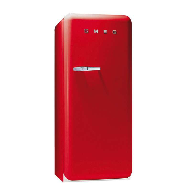 smeg（意大利斯麦格）50年代复古系列FAB28意大利进口复古高端单门冷藏冷冻节能新款智能无霜右开门 红色