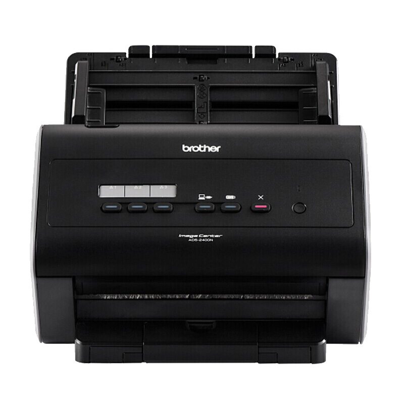 兄弟（brother）A4高速双面馈纸式网络扫描仪ADS-2400N  黑色  