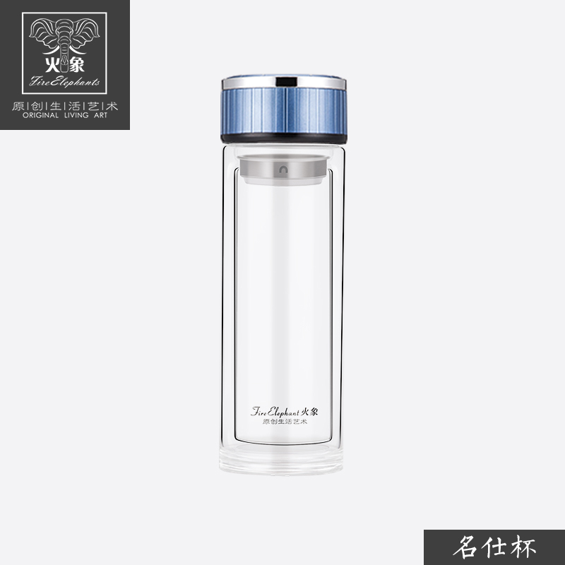 火象名仕玻璃杯 300ml HXB-BL020（单位：个）图片色  曜石黑  