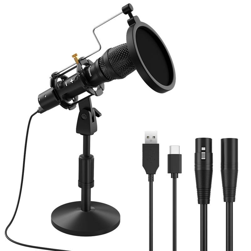 maono闪克 专业USB动圈麦克风HD300T（单位：件） 黑色