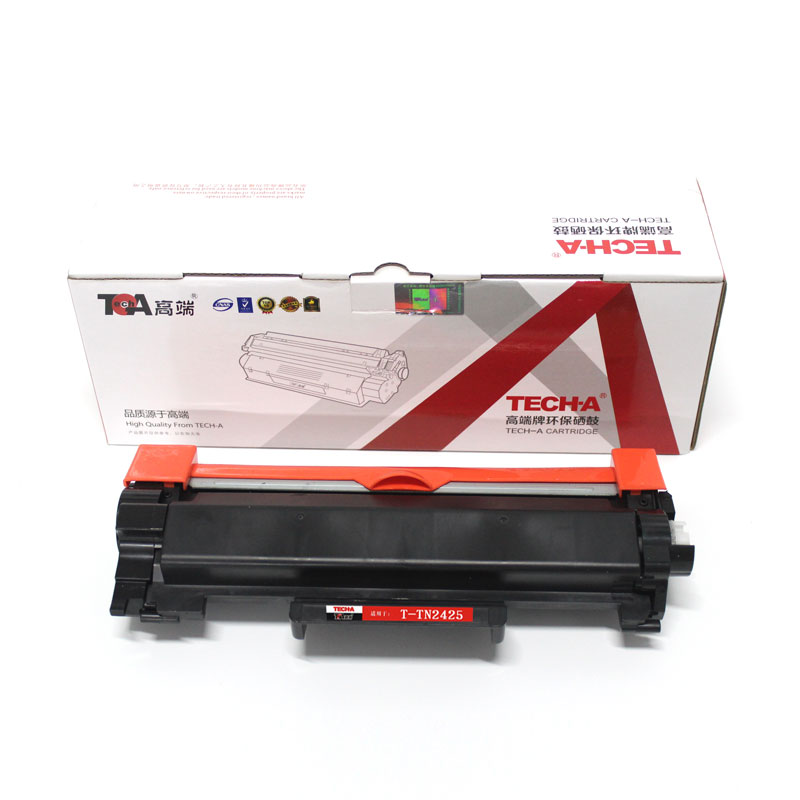 高端TECH-A T-TN2425粉组件专业版适用兄弟2595DW/7895打印机7195DW施乐M248/P248 288理光P200墨粉盒P201W/M340  黑色  