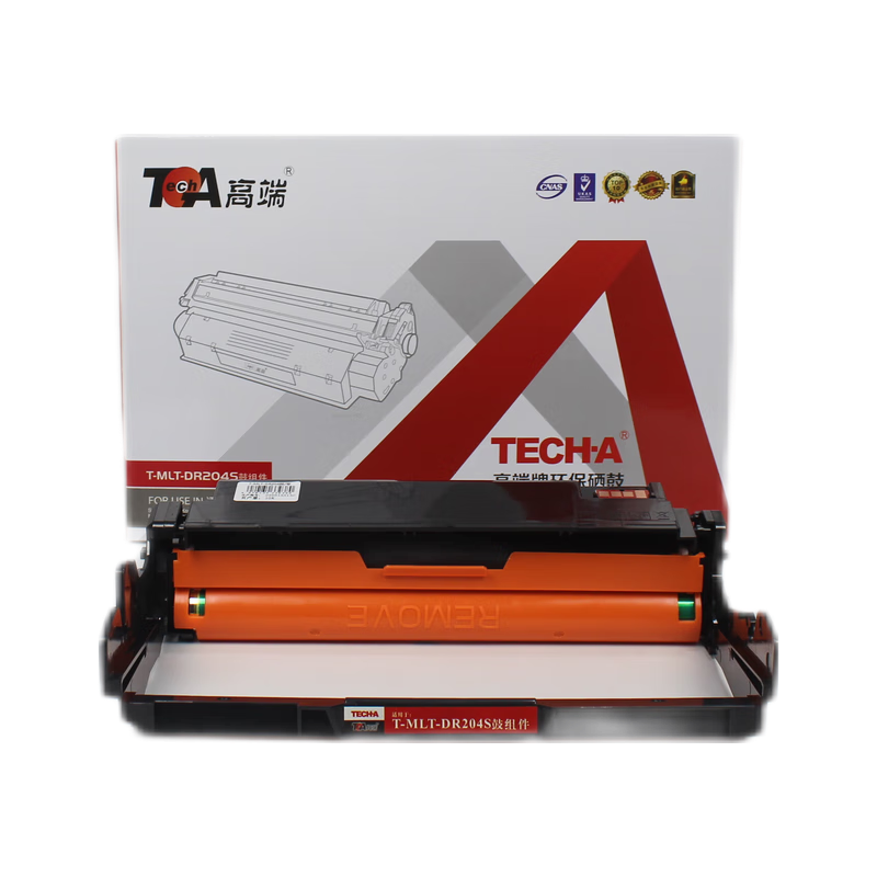 高端TECH-A T-MLT-R204鼓组件专业版适用SL-M3325/3825墨粉盒4025打印机 M3375硒鼓3875鼓架4075  黑色  