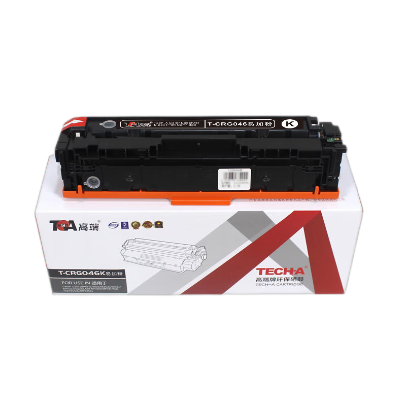 高端TECH-A T-CRG046易加粉硒鼓彩色专业版适用佳能LBP651C/652C打印机653彩色MF730C碳粉盒MF731墨粉盒732/733  黑色  