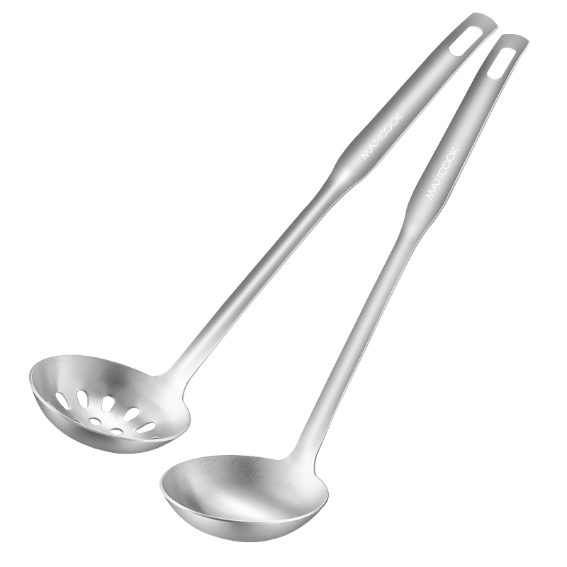 美厨悦享不锈钢火锅勺两件套 MCLP-608（单位：套） 银色