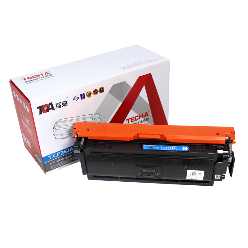 高端TECH-A T-CF361A蓝色硒鼓 适用惠普Color LaserJet Enterprise M553n彩色打印机M553dn墨粉盒M553x碳粉盒  蓝色  