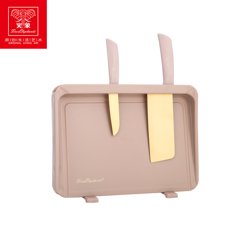 火象  多功能钛金刀具套装HXD-TZ014  香槟色  