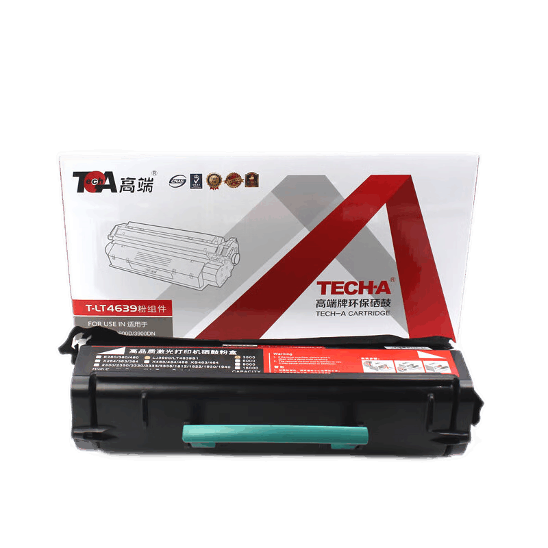 高端T-LT4639粉组件专业版适用联想Lenovo LJ3900打印机墨粉盒碳粉盒 支 黑色