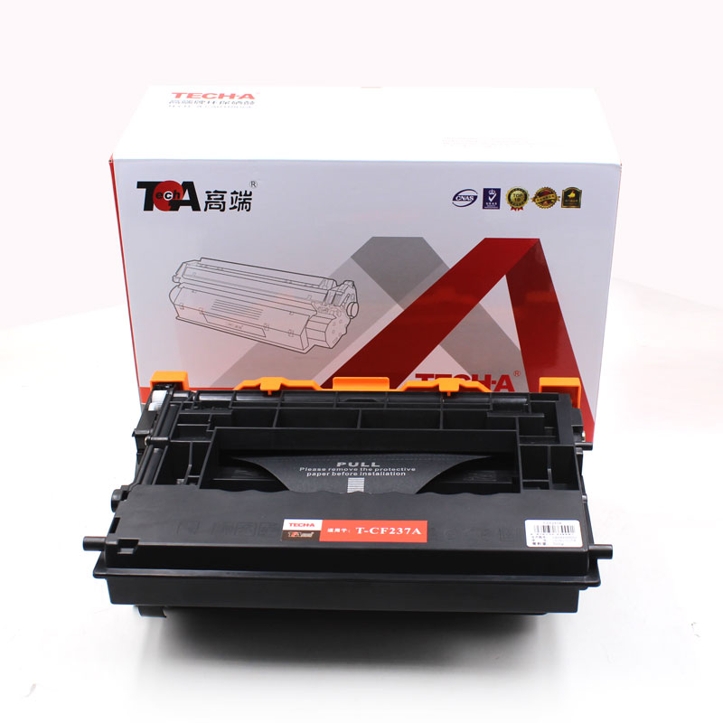 高端TECH-A T-CF237A适用惠普M607dn 608n硒鼓609dn粉盒M631h 632z/633z打印机MFP M632h墨粉盒631dn  黑色  