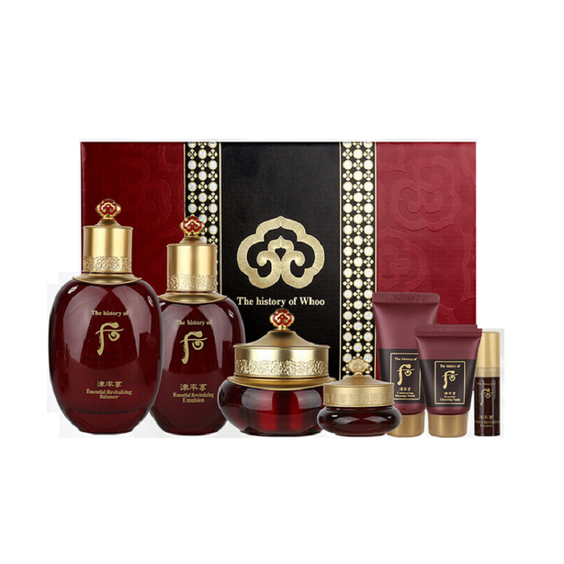 后whoo 津率享红华凝香平颜系列礼盒7件套  329ml  