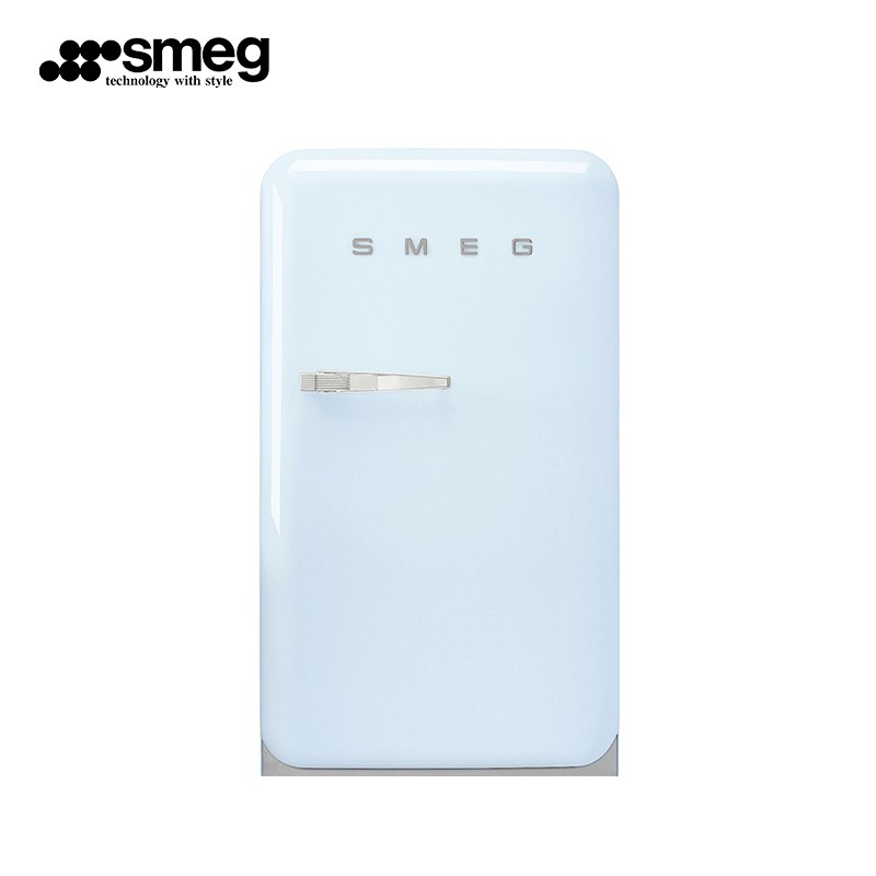 SMEG 意大利原装进口 38L迷你家用小冰箱 50年代复古冰箱 低噪节能炫彩时尚电冰箱 FAB5 淡蓝
