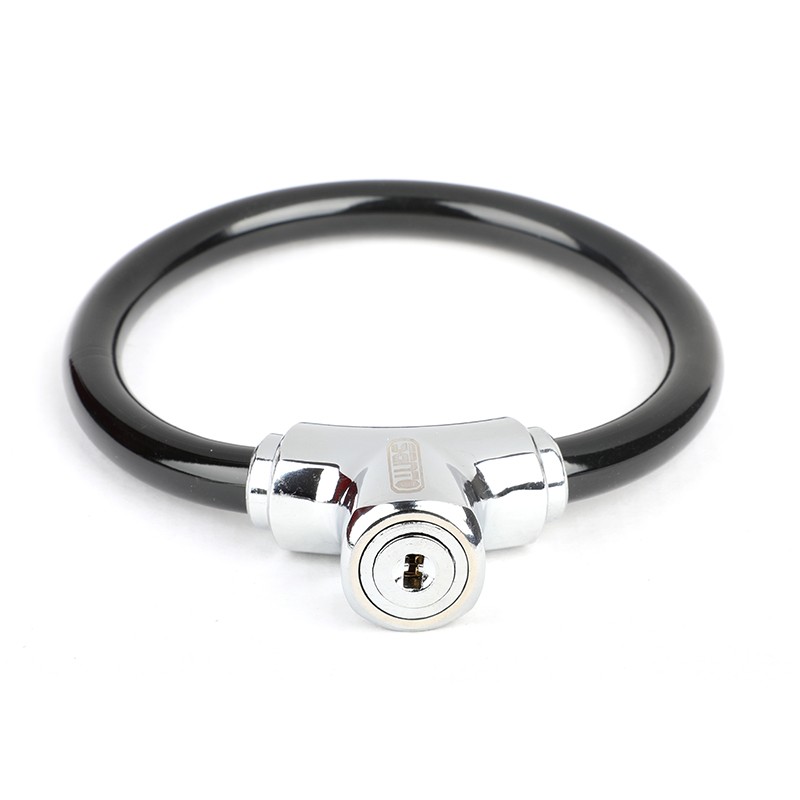 赛拓钢缆锁12*330mm	0566  黑色  