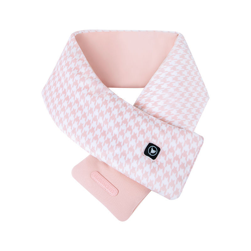 飞乐思（FLEXWAPM）发热围巾冬季充电智能发热保暖围脖暖颈带男女FW-010121  粉色  