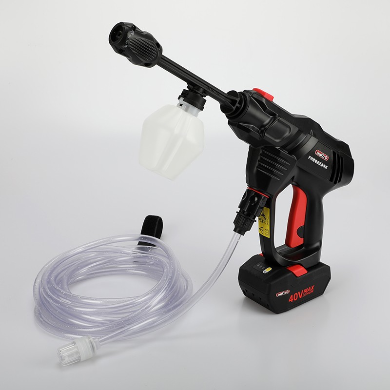 赛拓锂电池高压清洗机40V  黑色  