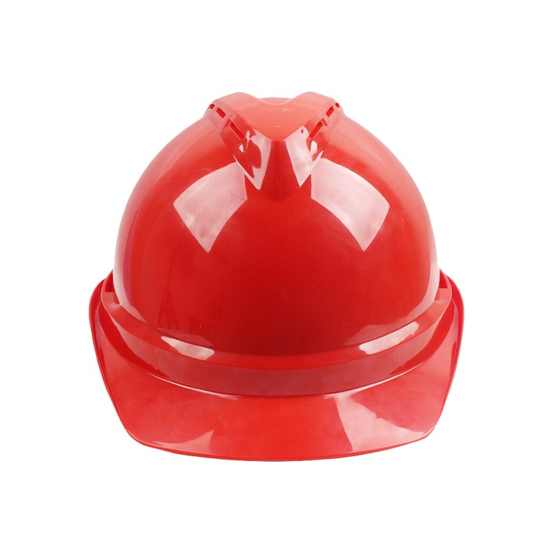 梅思安\MSA 安全帽工地施工建筑电力工程领导监理 V-Gard豪华透气加厚ABS新国标  红色  