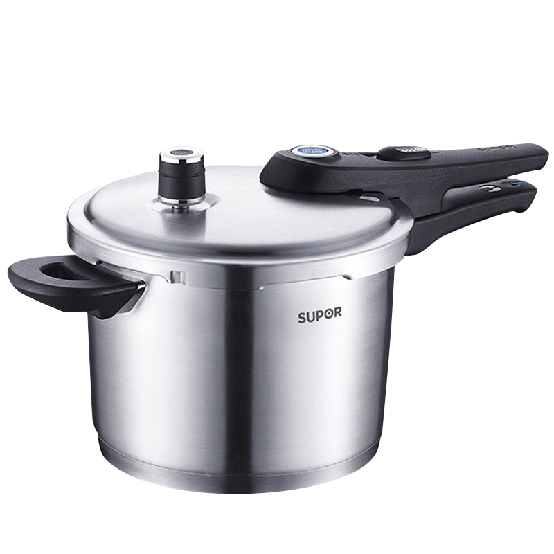 苏泊尔（SUPOR）7L&middot;24cm蓝眼不锈钢压力锅/YW24L1（个） 不锈钢色