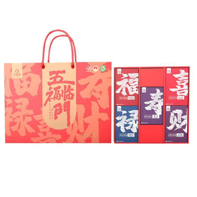 米妹妹（MIMEIMEI） 五福临门 2kg*1 杂粮组合 红色（单位：盒）