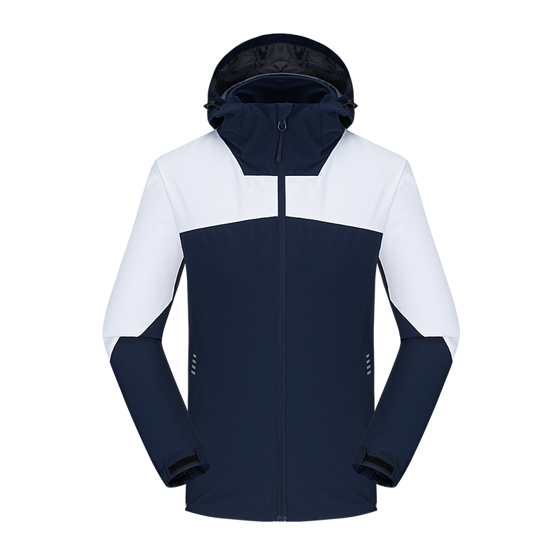 Tri-polar 户外冲锋衣男女款加绒加厚三合一滑雪服防风抓绒外套登山服 TP8433（单位：件）  藏青色  S