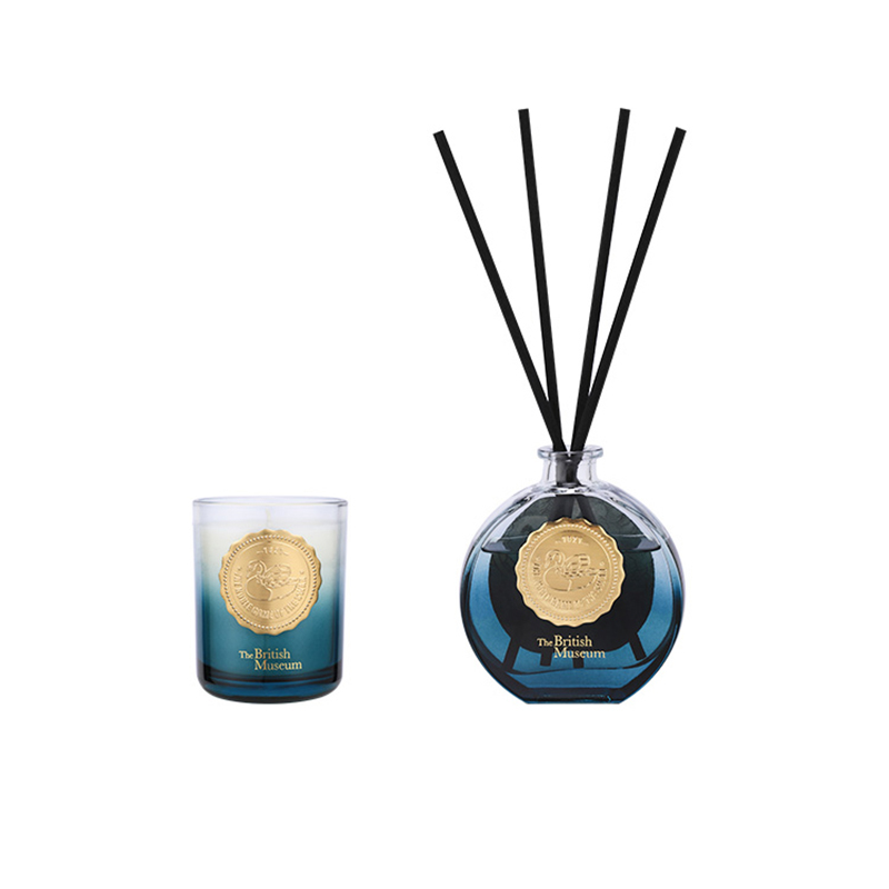 大英博物馆天鹅棋盘系列香氛蜡烛香薰套装（单位：套）  棕色  