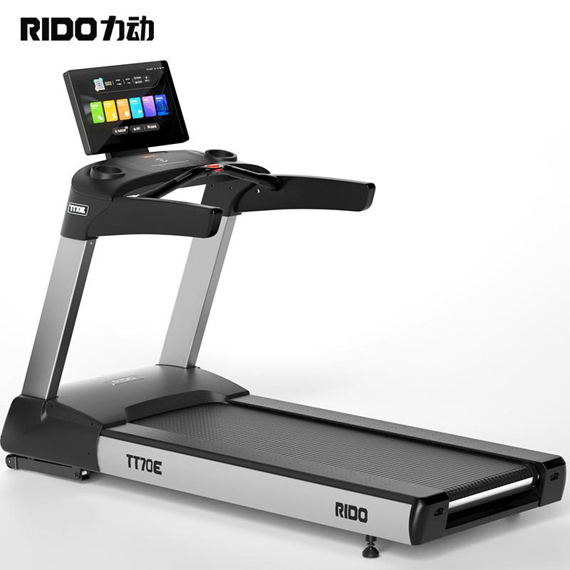 力动  Ridofitness PRO系列 商用智能跑步机(21.5智能触屏)TT70E  黑色  